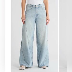 RAG & BONE Serena Splice High Waist Wide Leg Jeans Size 29